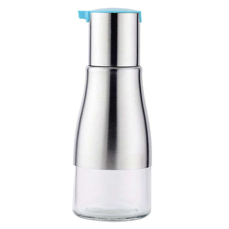 Stainless Steel Glass Oil Pot Cruet Soy Sauce Vinegar Bottle Leakproof Oil Bottle