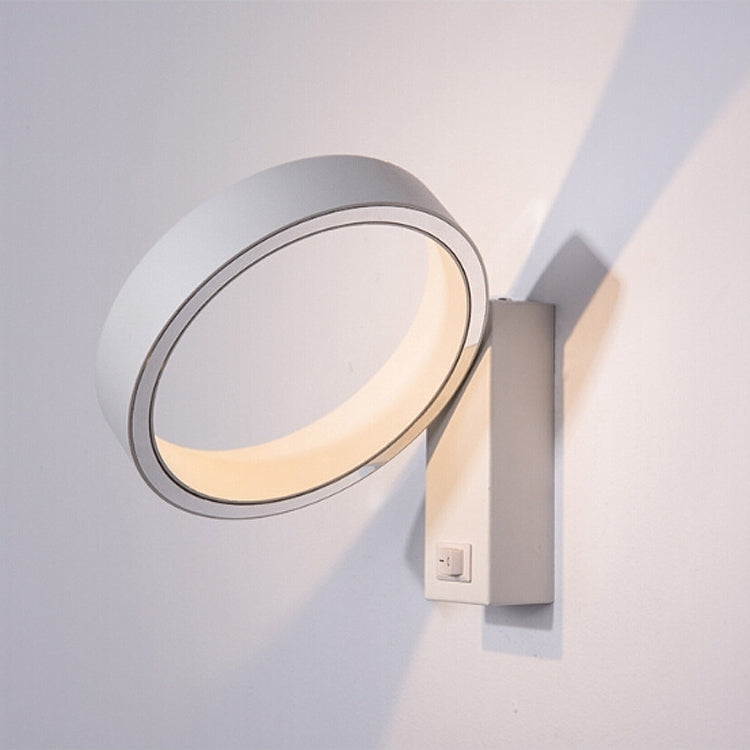 Bedroom Living Room Study Modern Minimalist Rotatable Wall Lamp Corridor Lamp, Power source: Warm White(Sand White)