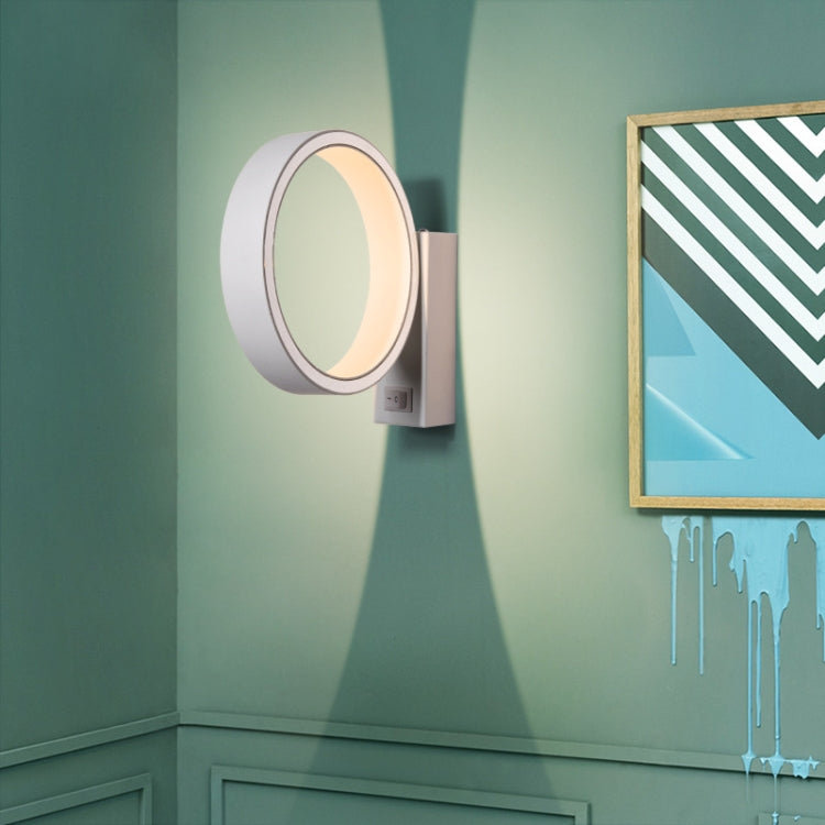 Bedroom Living Room Study Modern Minimalist Rotatable Wall Lamp Corridor Lamp, Power source: Warm White(Sand White)