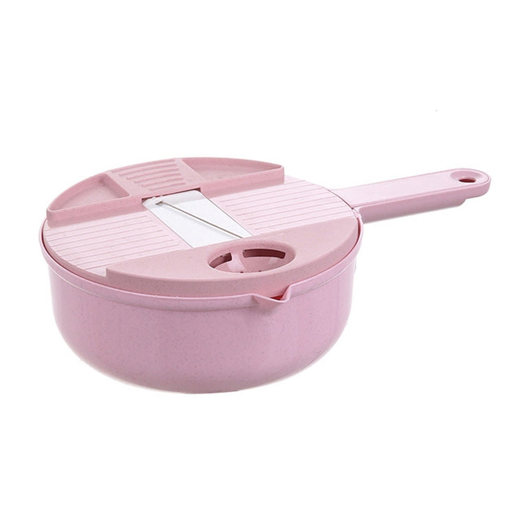 Creative Multifunctional Round Wheat Straw Manual Shredder Peeler Kitchen Tool Set