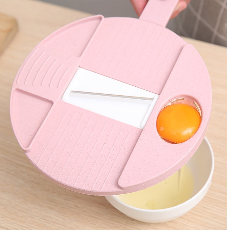 Creative Multifunctional Round Wheat Straw Manual Shredder Peeler Kitchen Tool Set