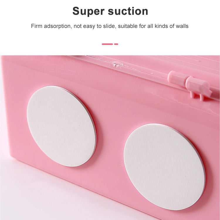 2 PCS Creative Multi-function Bathroom Waterproof Paper Towel Pumping Without Scratch-free Wall Hanging Rack