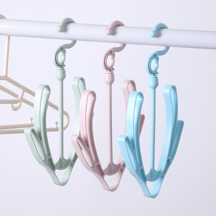 3 PCS Creative Multi-function Outdoor Windproof Double Hook Hanging Shoe Rack Movable Thick Drying Rack