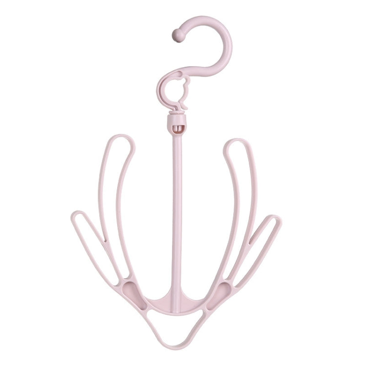 3 PCS Creative Multi-function Outdoor Windproof Double Hook Hanging Shoe Rack Movable Thick Drying Rack