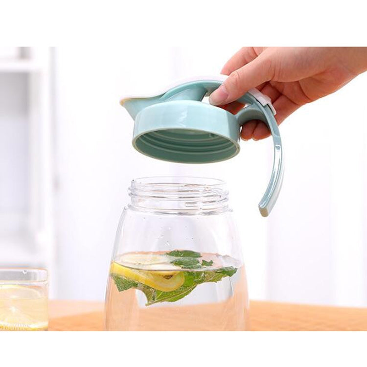 Creative Large Capacity Household Cold Water Bottle Thick Heat-resistant With Lid Brush Juice Pot, Capacity:1.2L