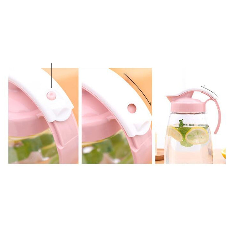 Creative Large Capacity Household Cold Water Bottle Thick Heat-resistant With Lid Brush Juice Pot, Capacity:1.2L