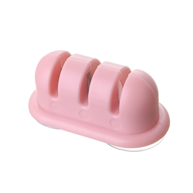 2 PCS Three-stage Sharpening Artifact Home Manual Mini Sharpening Kitchen Knife Scissors Grinding Tool, Specification: Pink