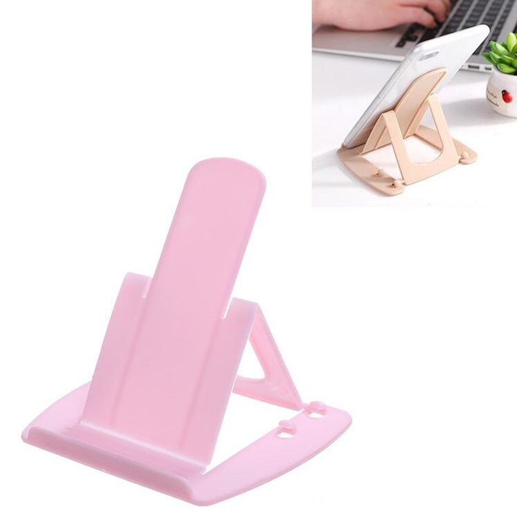 4 PCS Creative Simple Desktop Mobile Phone Holder Multi-block Adjustable Plastic Folding Flat Bracket