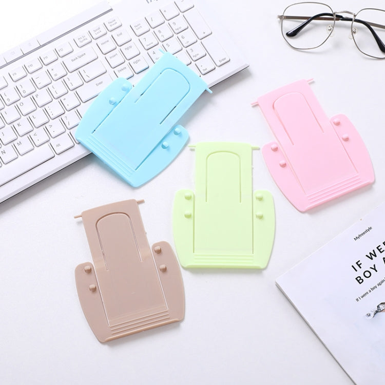4 PCS Creative Simple Desktop Mobile Phone Holder Multi-block Adjustable Plastic Folding Flat Bracket
