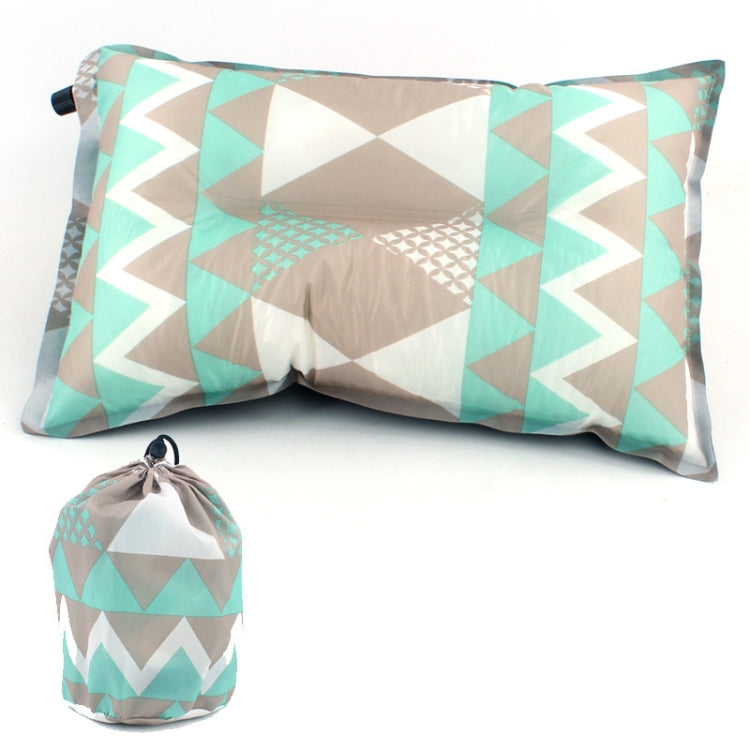Portable Ethnic Style Automatic Inflatable Pillows Outdoor Camping Tent Camping Equipment Car Travel Pillows