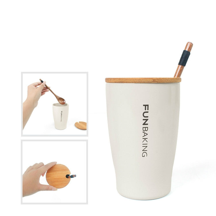 304 Stainless Steel Double-layer Coffee Cup Creative Simple Barbecue Picnic Cup