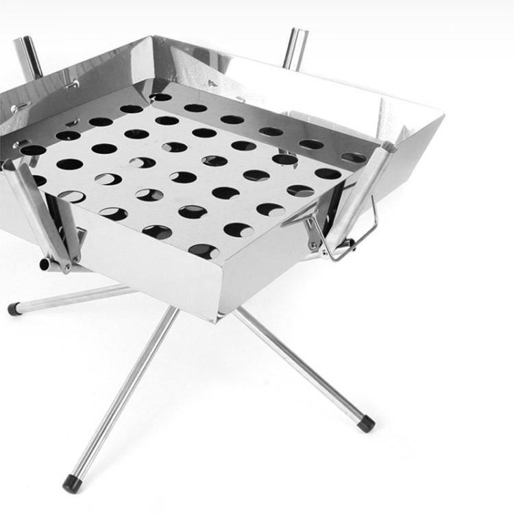 Outdoor BBQ Camping Home Stainless Steel Folding Barbecue Charcoal Barbecue Stove