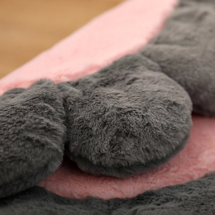 Round Flower Pet Cat Dog Plush Mat Pet Bed, Specification: 110cm