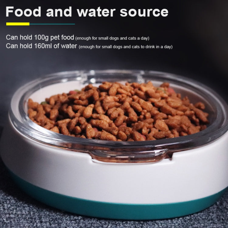 Bubble Ball Pet Automatic Watering Drinker Feeding Set(Pink)