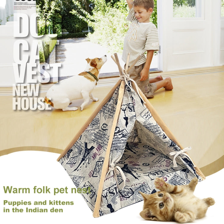 Triangle Puppy Cat Pet Outdoor Tent Pet Bed
