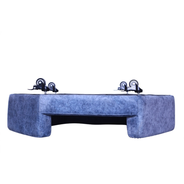 Four Seasons Universal Comfortable PU Leather Square Pet Sofa Bed, Size:82x62x28cm(Gray)