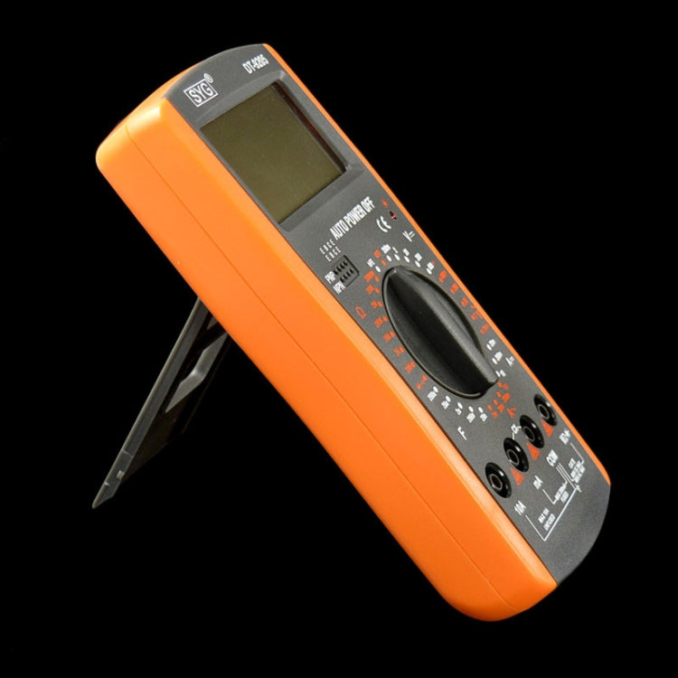 DT9205 Digital Multimeter High Precision Range Handheld Ammeter Voltmeter Resistance Capacitance AC / DC Tester