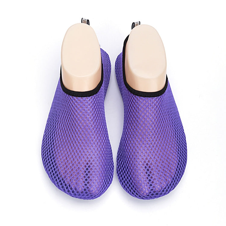 Mesh Cloth Soft Bottom Non-slip Diving Socks Beach Socks Adult Snorkeling Shoes, Size: 46-47