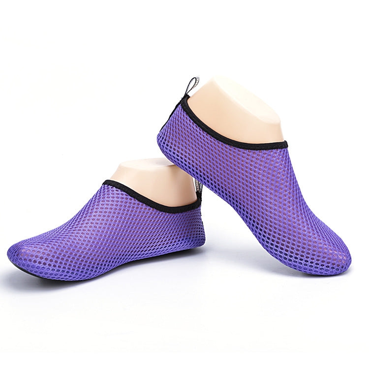 Mesh Cloth Soft Bottom Non-slip Diving Socks Beach Socks Adult Snorkeling Shoes, Size: 46-47