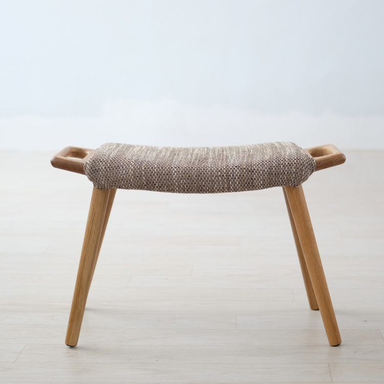 Nordic Solid Wood Shoes Pedals Leisure Sofa Bench(Log Color Pedal)