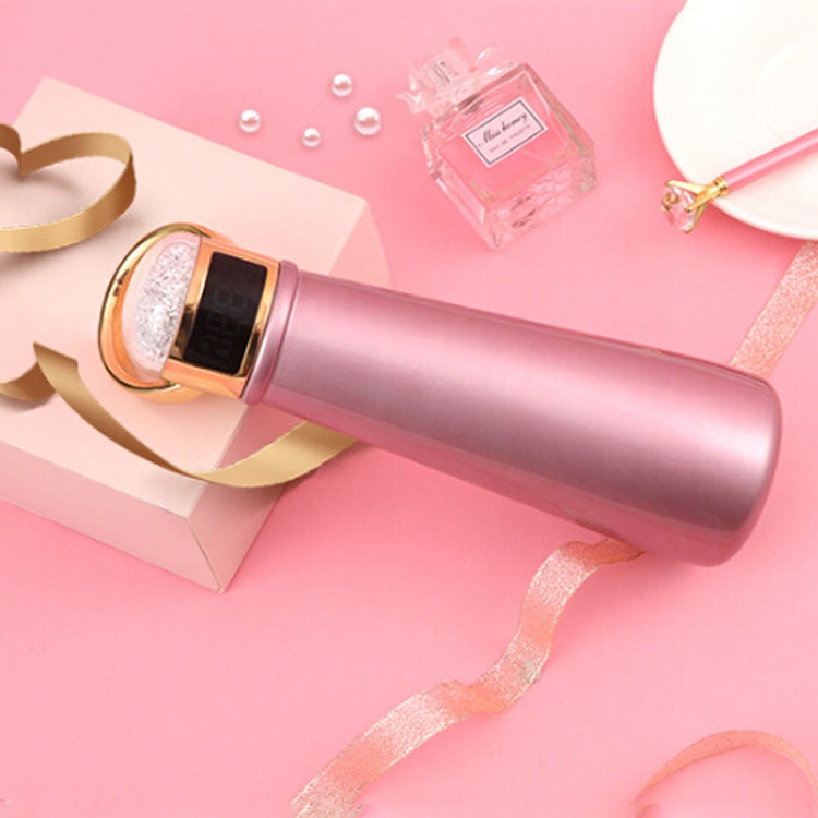 Angel Star Diamond Smart Display Temperature Reminder Drinking Water Stainless Steel Mug Water Cup, Capacity: 420ml