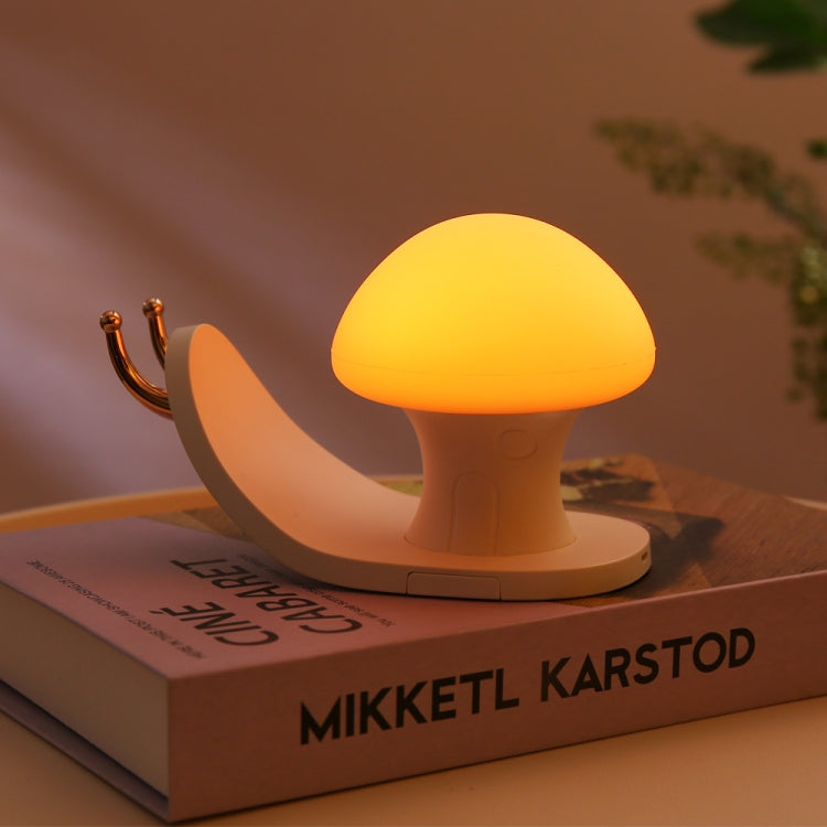 USB Charging Touch Dimming Snails Bed Feeding Night Light with Mobile Phone Holder