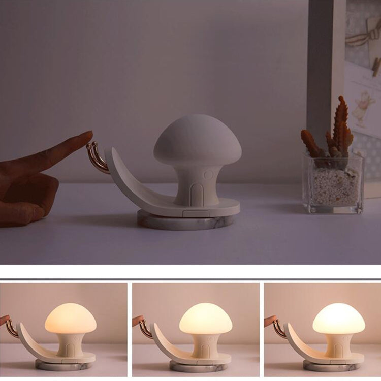 USB Charging Touch Dimming Snails Bed Feeding Night Light with Mobile Phone Holder