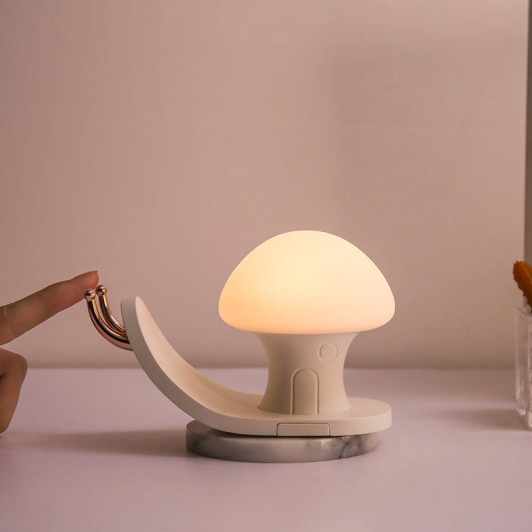 USB Charging Touch Dimming Snails Bed Feeding Night Light with Mobile Phone Holder