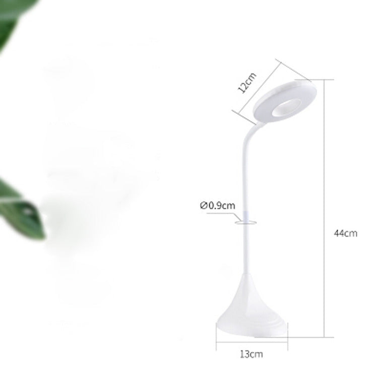USB Charging Touch Dimming Student Eye Protection Learning Multifunctional Bedside Lamp Table Lamp with Phone Holder(Pink)