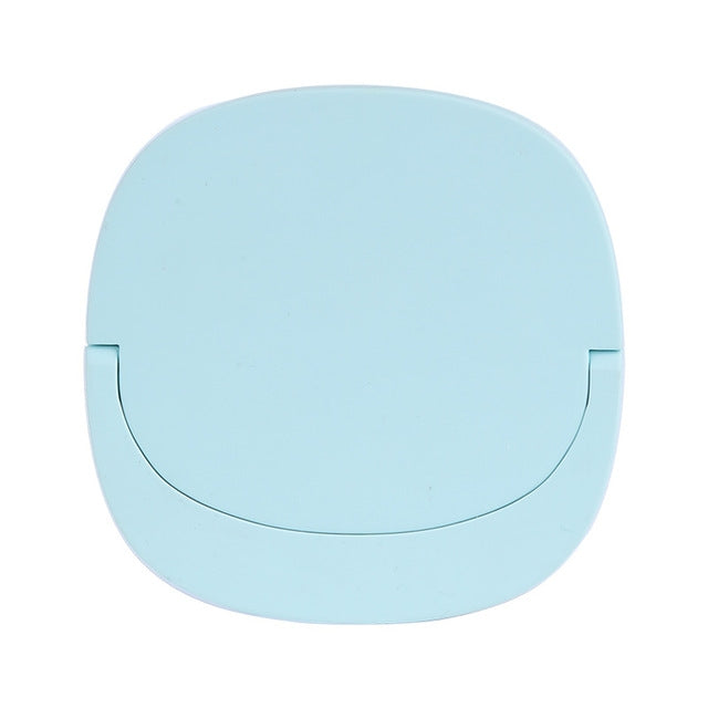 Portable Candy Color Makeup Mirror LED Night Light USB Charging Creative Beauty Fill Light