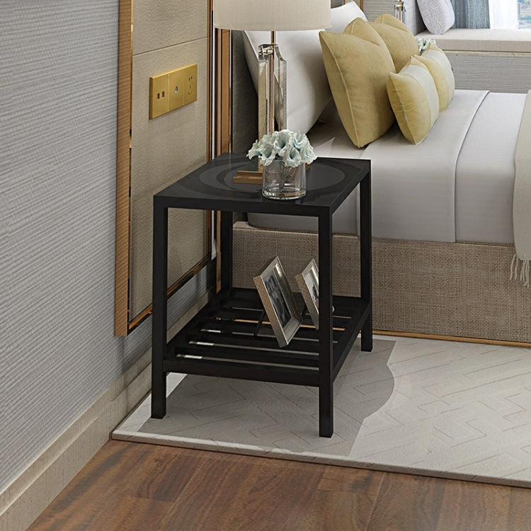 Simple Nordic Wrought Iron Bedroom Bedside Cabinet Storage Cabinet