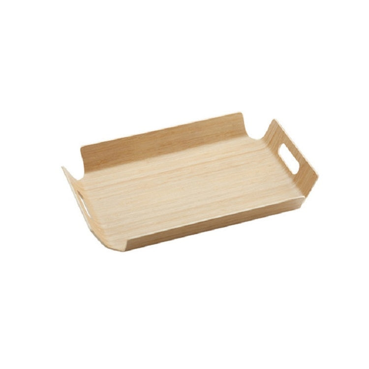 Wooden Dinner Plate Serving Plate Pastry Tray, Specification:881 Bamboo M