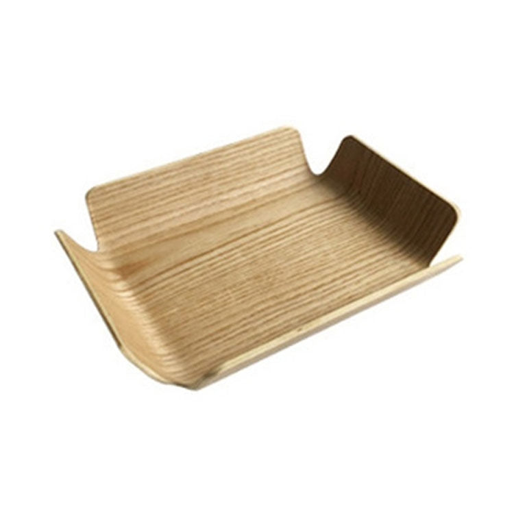 Wooden Dinner Plate Serving Plate Pastry Tray, Specification:880S Fraxinus Mandshurica