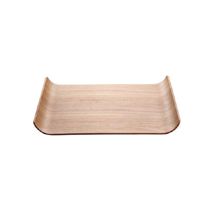 Wooden Dinner Plate Serving Plate Pastry Tray, Specification:650 Ash