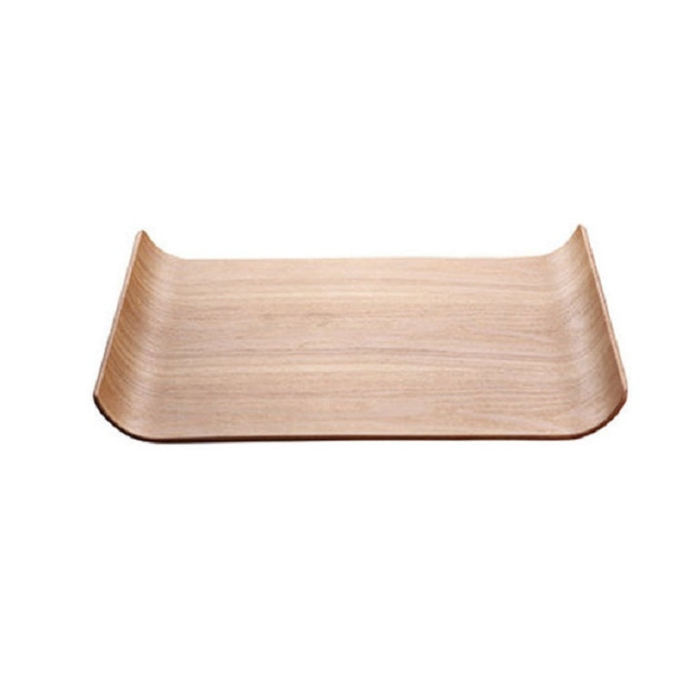 Wooden Dinner Plate Serving Plate Pastry Tray, Specification:649 Ash
