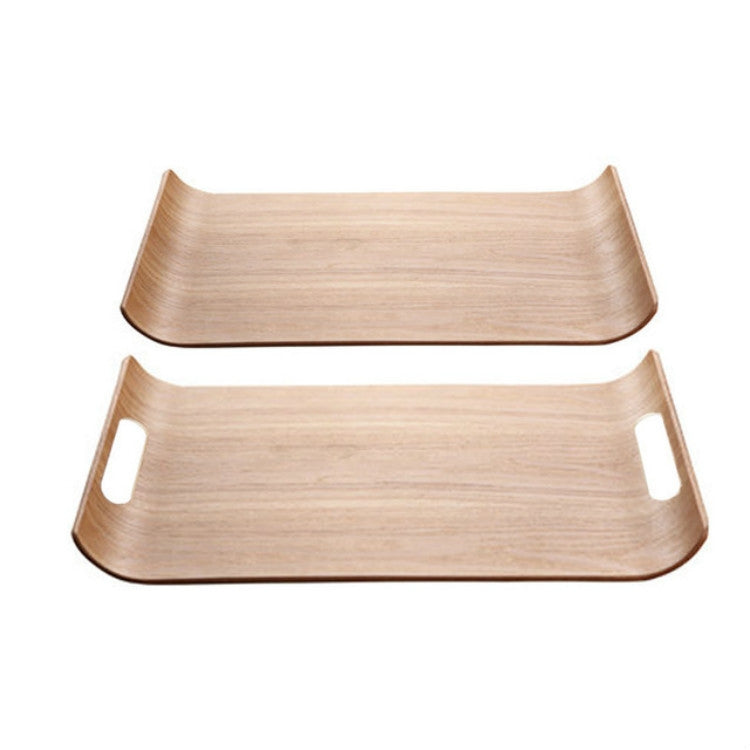 Wooden Dinner Plate Serving Plate Pastry Tray, Specification:649 Ash