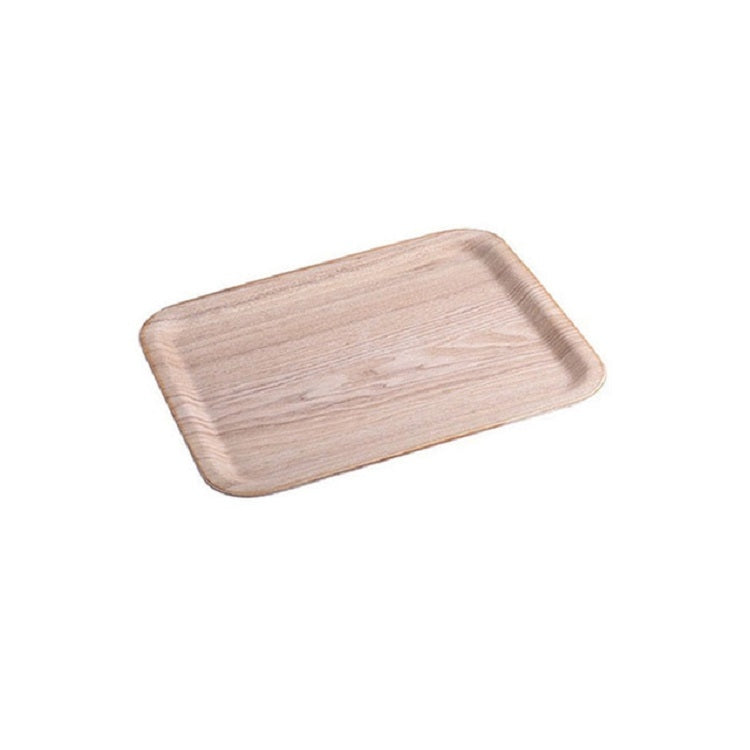 Wooden Dinner Plate Serving Plate Pastry Tray, Specification:771 Ash