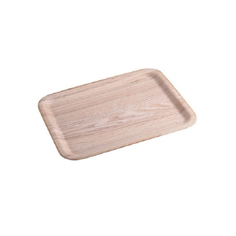 Wooden Dinner Plate Serving Plate Pastry Tray, Specification:772 Ash