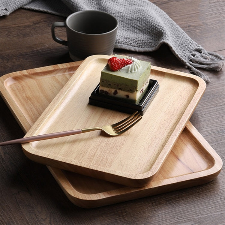 Wooden Dinner Plate Serving Plate Pastry Tray, Specification:775 Ash