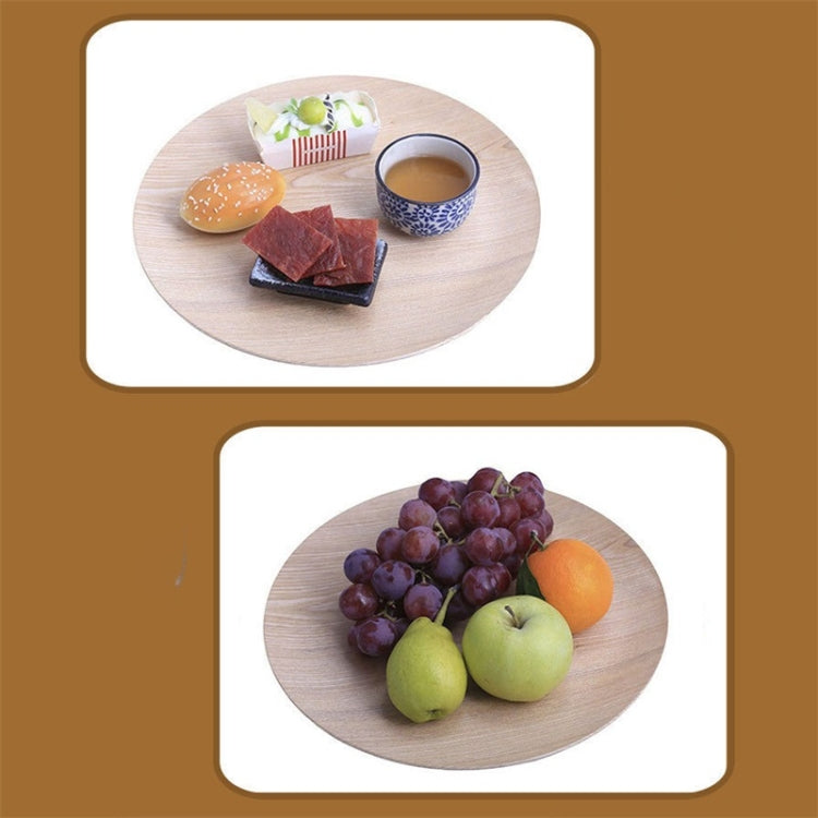 Wooden Dinner Plate Serving Plate Pastry Tray, Specification:872 Ash