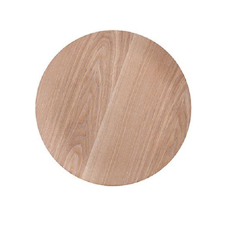 Wooden Dinner Plate Serving Plate Pastry Tray, Specification:875 Ash