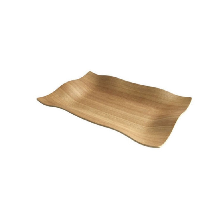 Wooden Dinner Plate Serving Plate Pastry Tray, Specification:801 Ash