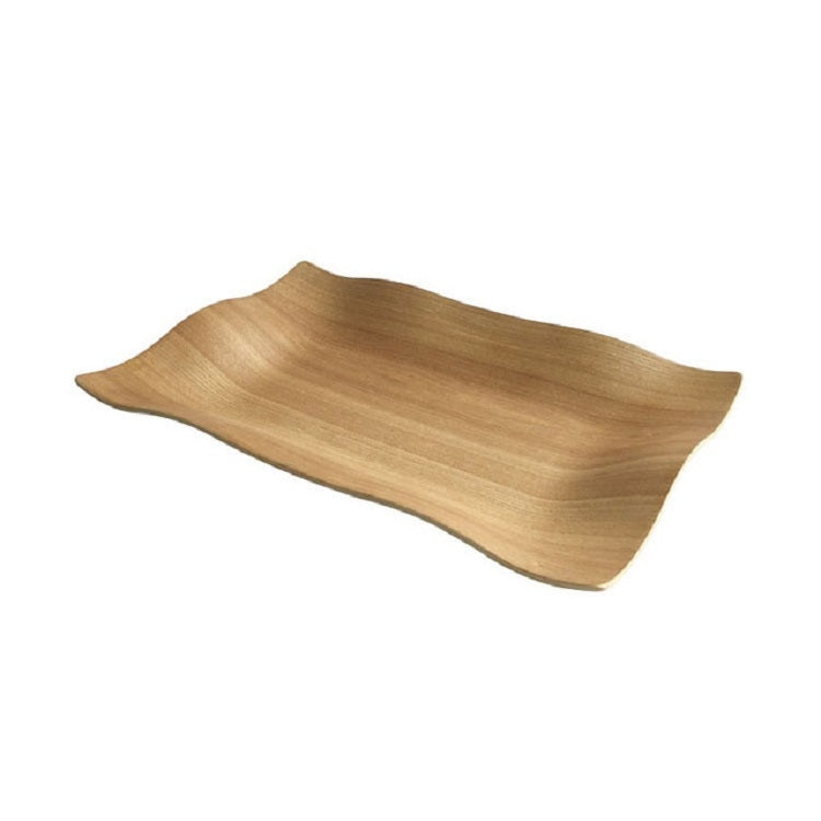 Wooden Dinner Plate Serving Plate Pastry Tray, Specification:802 Ash