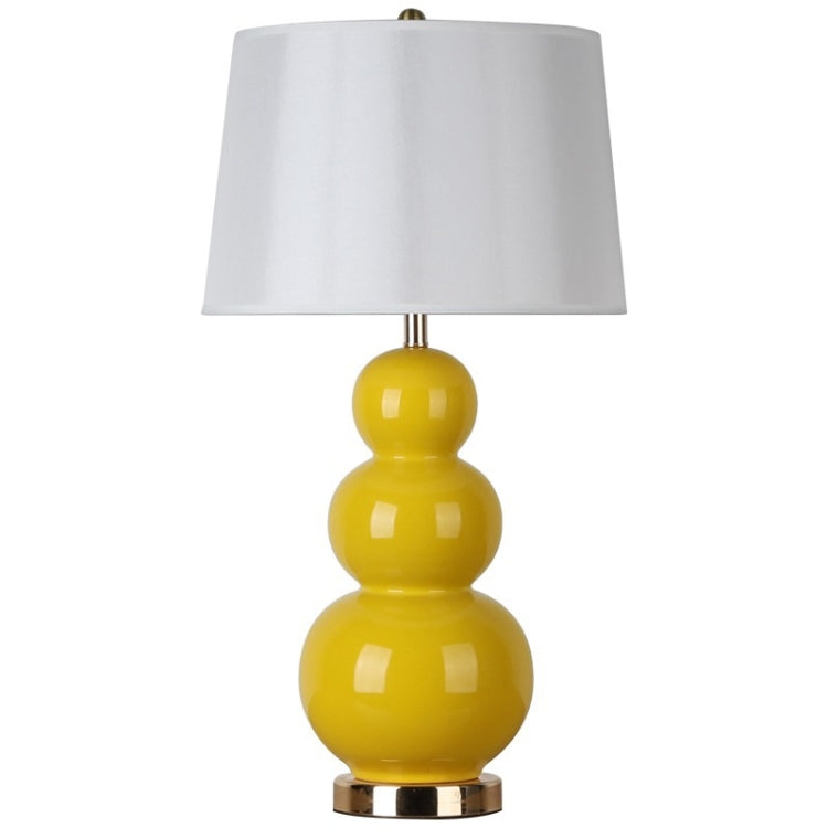 Creative Gourd Ceramic Living Room Table Lamp Bedroom Bedside Decorative Lamp