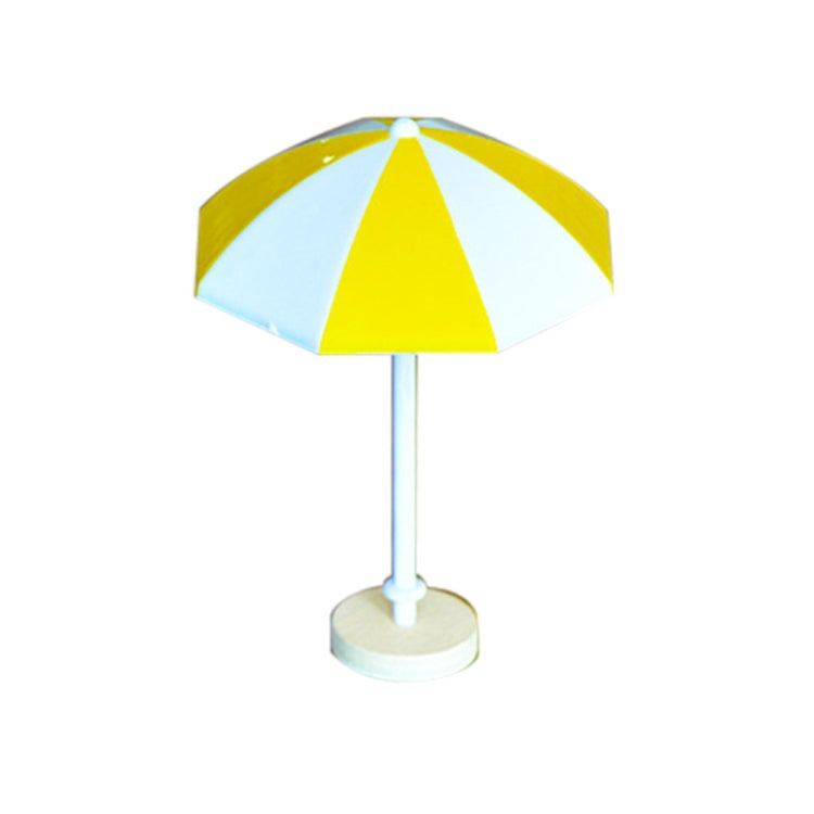2 PCS Miniature Sun Umbrella DIY Home Garden Decoration Cute Umbrella Table Ornament Handicrafts, Size:S