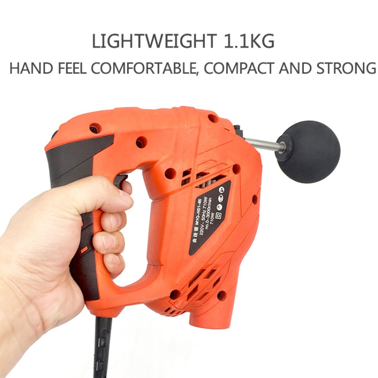 220V Small Electric Muscle Massage Relaxer Fascia Gun, Cable Length: 1.7m(US Plug)