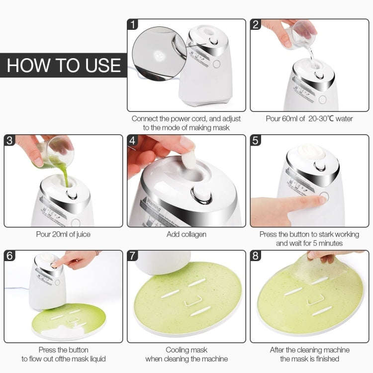 Intelligent Automatic Homemade Fruit and Vegetable Mask Machine Beauty Instrument