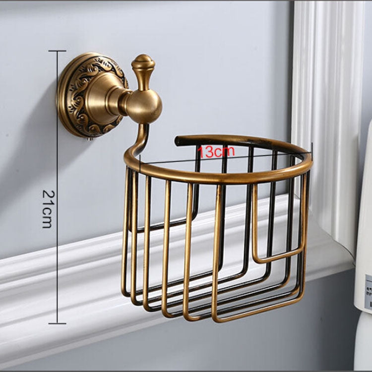 Kitchen Bathroom Dining Room Wall Mounted Brass Toilet Paper Holder
