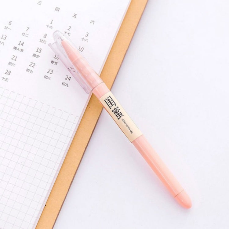 4 PCS Personal Character Black Signature Gel Pen