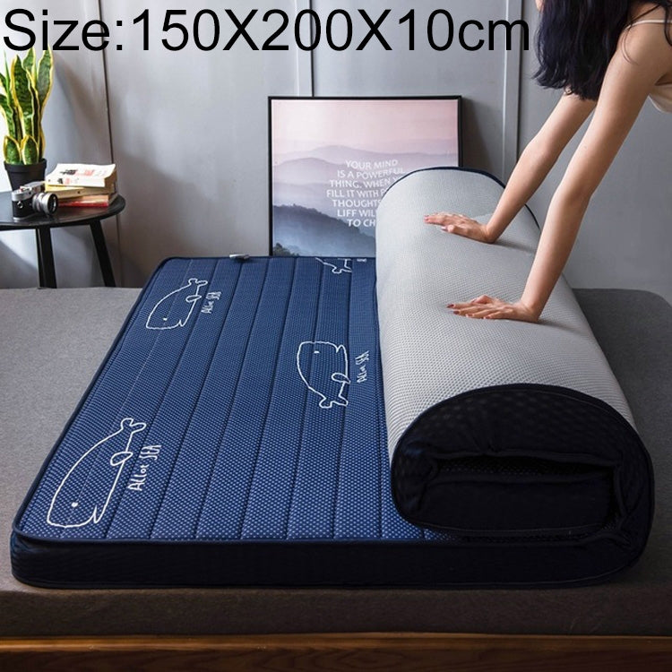 Natural Latex Memory Foam Filled Stereo Breathable Mattress, Thickness:10cm, Size:150X200 cm